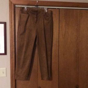 Loft size 10 faux suede pants